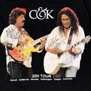 Cecilio & Kapono SIGNED Autographed Tee 2011 Tour